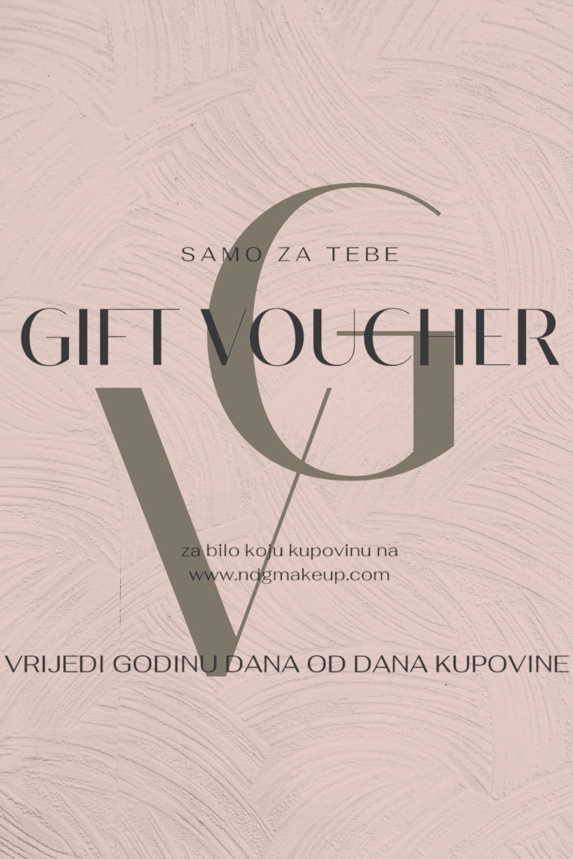 NDG makeup web shop poklon bon